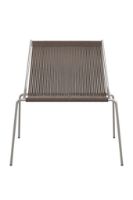 Bild von Thorup Copenhagen Noel Lounge Chair SH: 43 cm – Stahl/Dunkelgrau