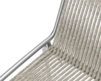 Bild von Thorup Copenhagen Noel Wollstuhl SH: 46 cm – Stahl/Grau