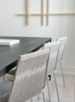 Bild von Thorup Copenhagen Noel Wollstuhl SH: 46 cm – Stahl/Grau