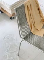 Bild von Thorup Copenhagen Noel Wollstuhl SH: 46 cm – Stahl/Grau