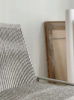 Bild von Thorup Copenhagen Noel Wollstuhl SH: 46 cm – Stahl/Grau