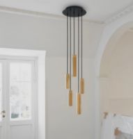 Bild von Thorup Copenhagen Patrone Pendelleuchte Cluster 5-flammig Ø: 33 cm – Messing