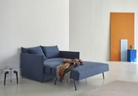 Bild von Innovation Living Luoma Schlafsofa 302 L: 150 cm – Blau