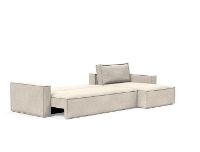 Bild von Innovation Living Newilla Schlafsofa mit Liege 594 L: 337 cm – Elfenbein