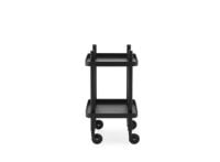 Bild von Normann Copenhagen Block Rolltisch H: 64 cm - Schwarz / Schwarz