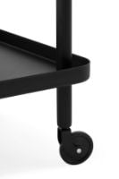 Bild von Normann Copenhagen Block Rolltisch H: 64 cm - Schwarz / Schwarz