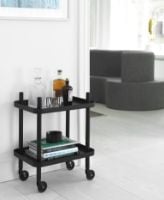 Bild von Normann Copenhagen Block Rolltisch H: 64 cm - Schwarz / Schwarz