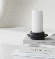 Bild von Normann Copenhagen Heima Bloklysstage Ø: 13 cm - Schwarz