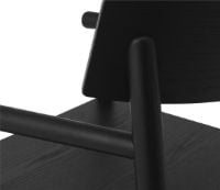 Bild von Normann Copenhagen Timb Lounge Sessel SH: 42 cm - Schwarz