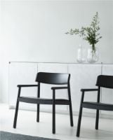 Bild von Normann Copenhagen Timb Lounge Sessel SH: 42 cm - Schwarz