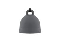 Bild von Normann Copenhagen Glocken-Pendelleuchte, groß, H: 57 cm – Grau