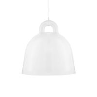 Bild von Normann Copenhagen Glocken-Pendelleuchte, groß, H: 57 cm – Weiß