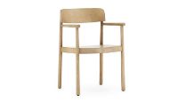 Bild von Normann Copenhagen Timb Armstol SH: 46 cm – Hellbraun