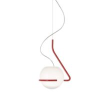 Bild von Foscarini Tonda Pendelleuchte Small H: 46 cm LED - Orange/Weiß