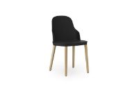 Bild von Normann Copenhagen Allez Stuhl Eiche Indoor SH: 45,5 cm – Schwarz