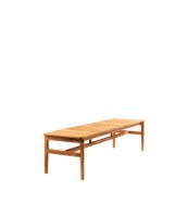 Bild von FDB Furniture M10 Together 3-Personen-Gartenbank L185,5 cm – Massives Teakholz/Natur