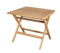 Bild von Cane-line Outdoor Flip Klapptisch Klein 80x80 cm - Teak