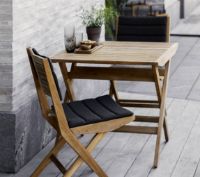 Bild von Cane-line Outdoor Flip Klapptisch Klein 80x80 cm - Teak