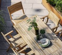 Bild von Cane-line Outdoor Flip Klapstol SH: 47 cm - Teak