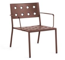 Bild von HAY Balcony Lounge Sessel SH: 39 cm – Eisenrot