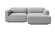 Bild von &Tradition Develius 2 Pers. Sofa mit niedriger Armlehne und nach rechts gerichteter Chaiselongue L: 220 cm - Hallingdal 130