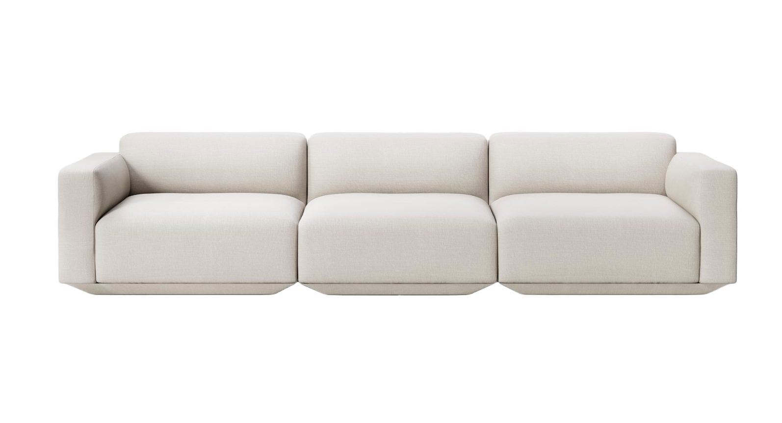 Bild von &Tradition Develius 3 Pers. Sofa mit niedriger Armlehne L: 309 cm - Linara Stone 2494/266