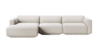 Bild von &Tradition Develius 3 Pers. Sofa mit niedriger Armlehne und nach links gerichteter Chaiselongue L: 309 cm - Linara Stone 2494/266