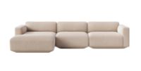 Bild von &Tradition Develius 3 Pers. Sofa mit niedriger Armlehne und nach links gerichtetem Chaiselong L: 309 cm - Karakorum 003