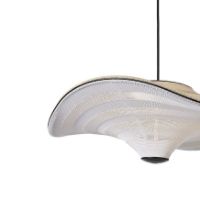 Bild von Handgefertigte fliegende Lampe Ø: 58 cm – Goldener Sand