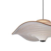 Bild von Von Hand gefertigte fliegende Lampe Ø: 58 cm - Helles Teracotta