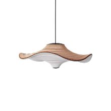 Bild von Handgefertigte fliegende Lampe Ø: 96 cm – helles Teracotta