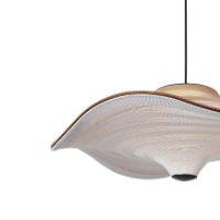 Bild von Handgefertigte fliegende Lampe Ø: 96 cm – helles Teracotta