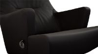 Bild von Conform MyPlace Sessel mit Sound SH: 42 cm - Leder/Schwarz
