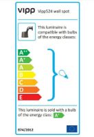 Bild von Vipp 524 Wandleuchte Spot Ø: 11 cm - Weiß