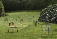 Bild von Normann Copenhagen Outdoor Vig Sessel SH: 41 cm – Dunkelgrün