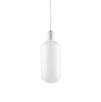 Bild von Normann Copenhagen Amp Pendelleuchte groß H: 26 cm – Weiß/Weiß