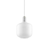 Bild von Normann Copenhagen Amp Pendelleuchte Small H: 17cm - Weiß/Weiß