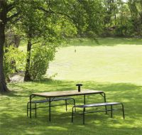 Bild von Normann Copenhagen Outdoor Vig Bench L: 150 cm – Dunkelgrün