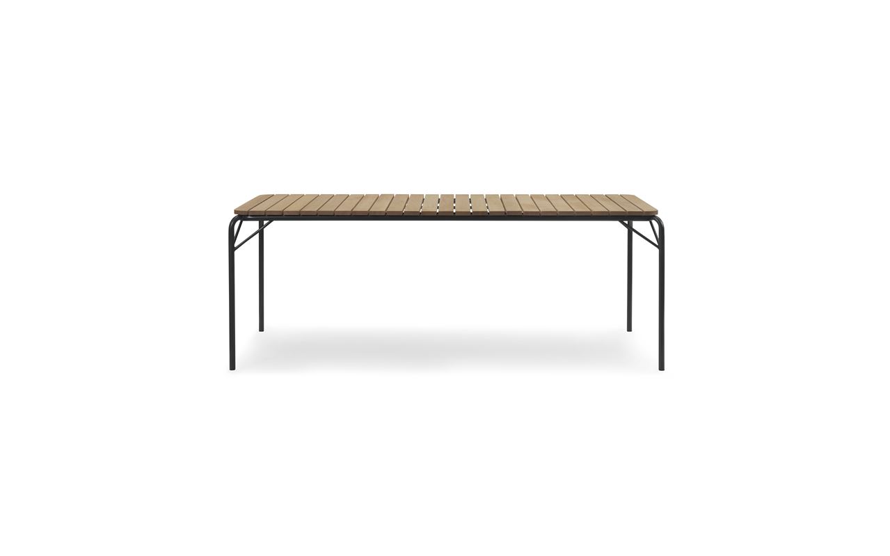 Bild von Normann Copenhagen Outdoor Vig Robinie Tisch 90x200 cm - Sort