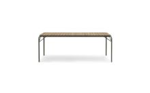 Bild von Normann Copenhagen Outdoor Vig Robinie Tisch 90x200 cm - Dunkelgrün