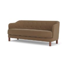 Bild von Audo Copenhagen Konstanz 2,5 Pers. Sofa L: 188 cm – Walnuss/Grand Mohair 1103