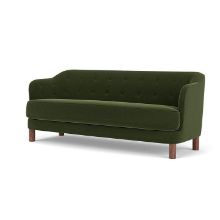 Bild von Audo Copenhagen Konstanz 2,5 Pers. Sofa L: 188 cm – Walnuss/Grand Mohair 8205