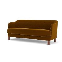 Bild von Audo Copenhagen Konstanz 2,5 Pers. Sofa L: 188 cm – Walnuss/Grand Mohair 2600