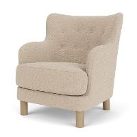 Bild von Audo Copenhagen Constance Lounge Chair SH: 43,6 cm – Eiche/Zero 0001