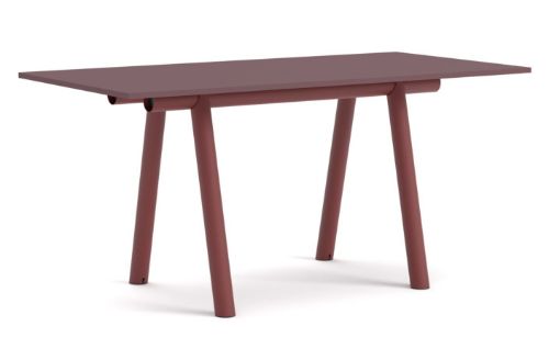HAY Boa Table 1100 220x110x105 cm - Barn Red/Burgundy Linoleum