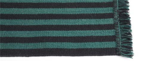 HAY Stripes And Stripes Wolle 52x95 cm - Grün
