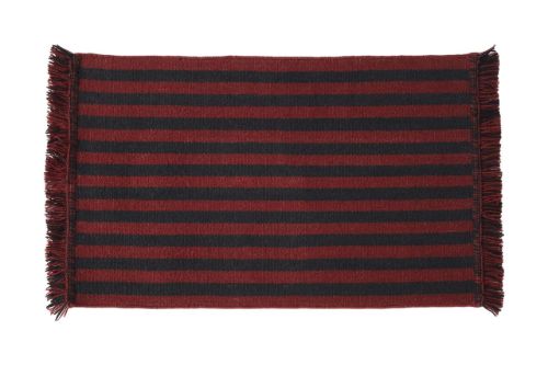 HAY Stripes And Stripes Wool 52x95 cm - Cherry