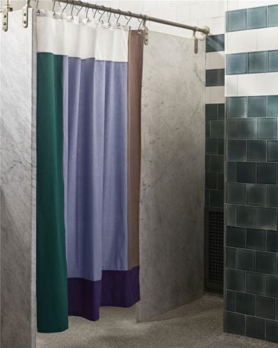 HAY Pivot Duschvorhang 180x200 cm - Blau