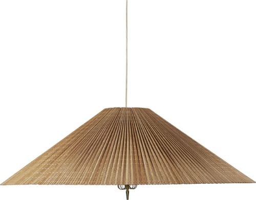 GUBI 1972 Pendant Large Ø: 93 cm - Brass/Bamboo