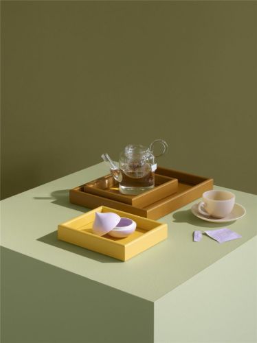 Montana QS Arrange Tablett Single Medium 35,4x30 cm - 166 Akazie